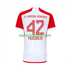 Camisola Bayern de Munique Jamal Musiala 42 Homem Equipamento Primeiro 2023-2024 Manga Curta